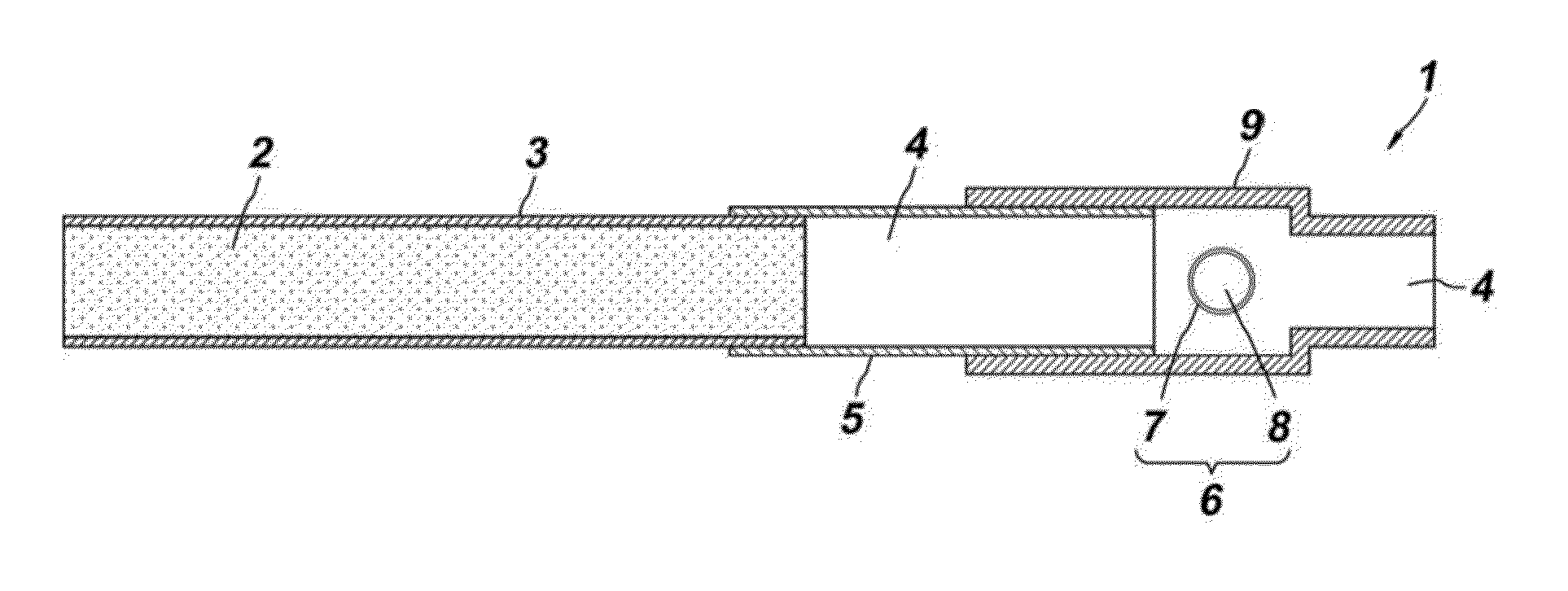 Filter containing built-in capsule, cigarette provided with filter and cigarette substitute provided with filter