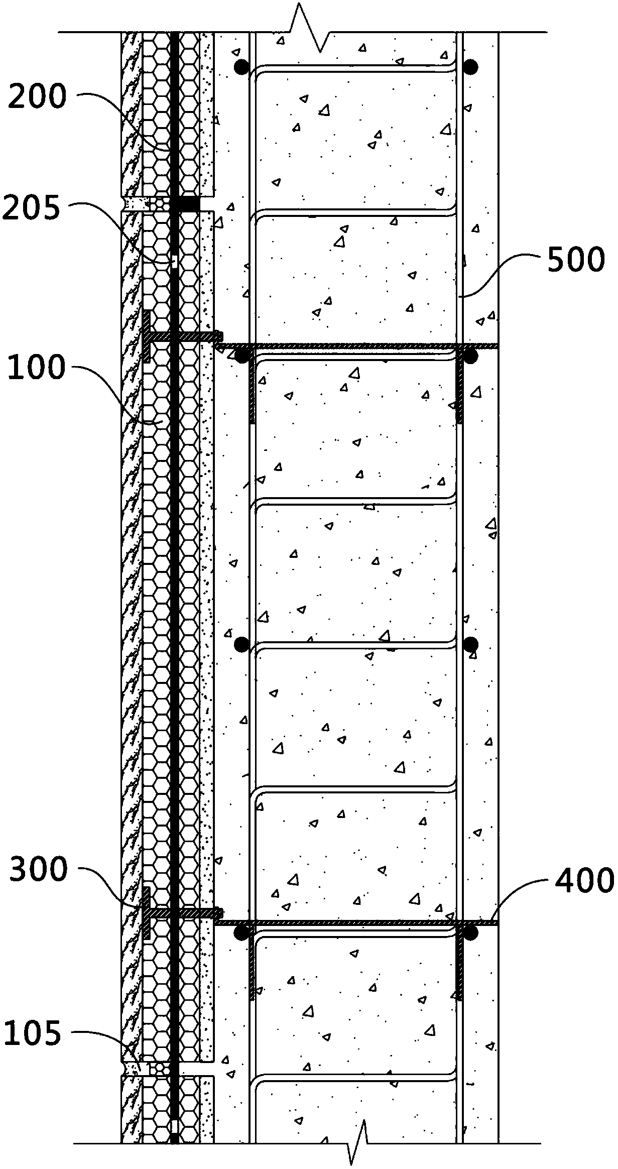 Insulation and decoration system integrally constructed with structure, and manufacture and installation method thereof