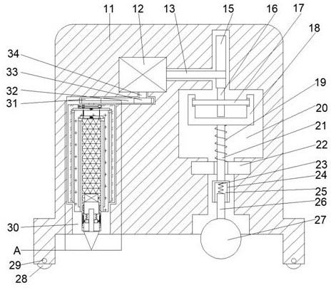 Device for exploring magnetic ore