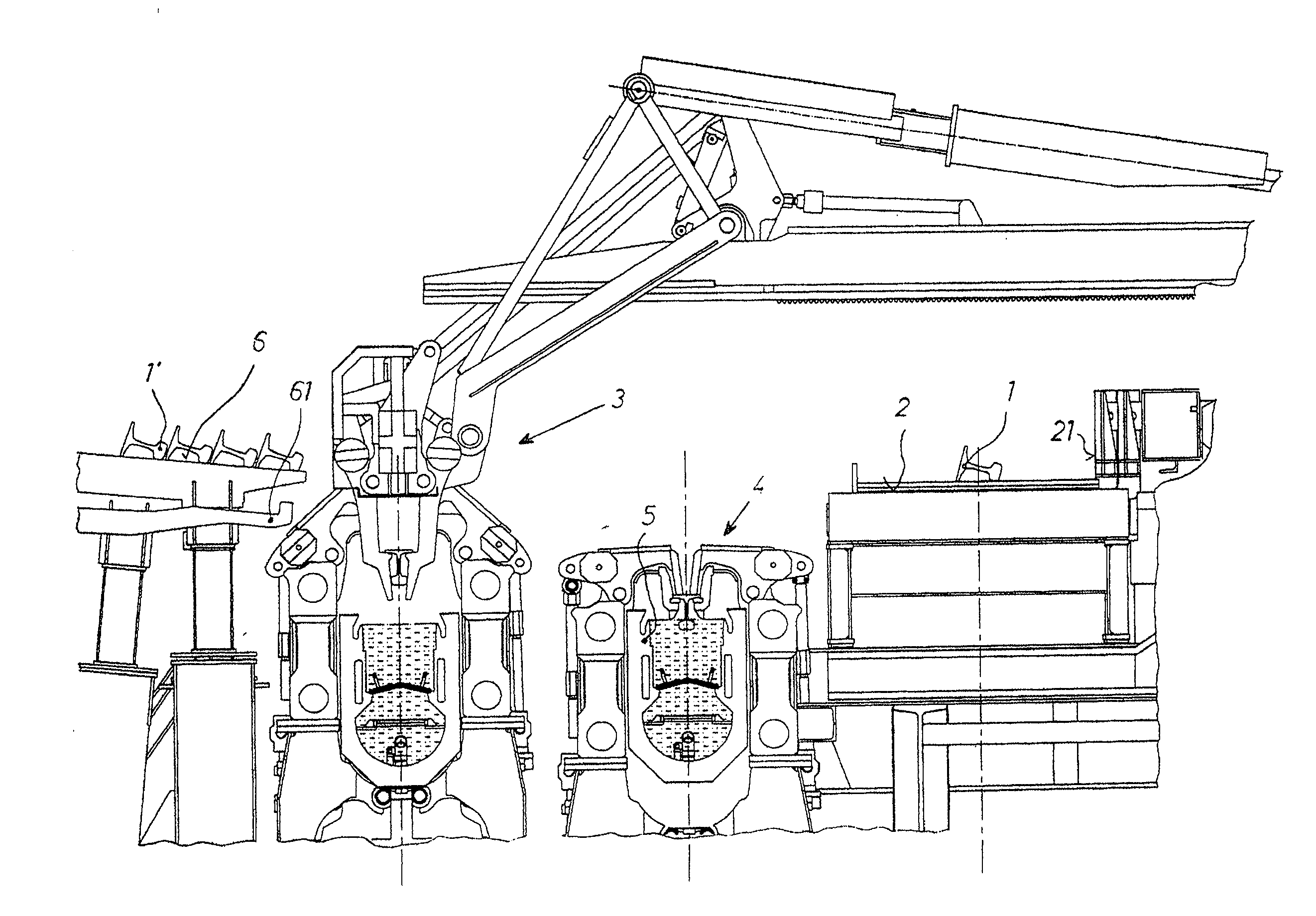 System and method for hardening rails