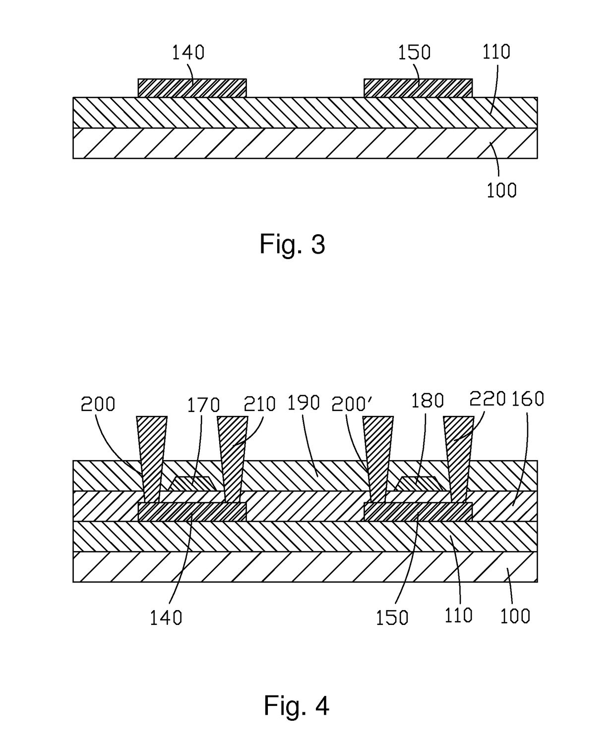 Low temperature poly-silicon TFT substrate structure and manufacture method thereof