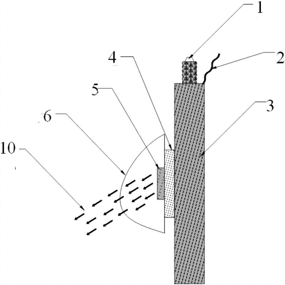 Photothermoelectric integrated LED fishing lamp