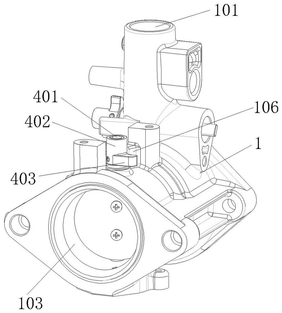 Fuel gas mixer structure