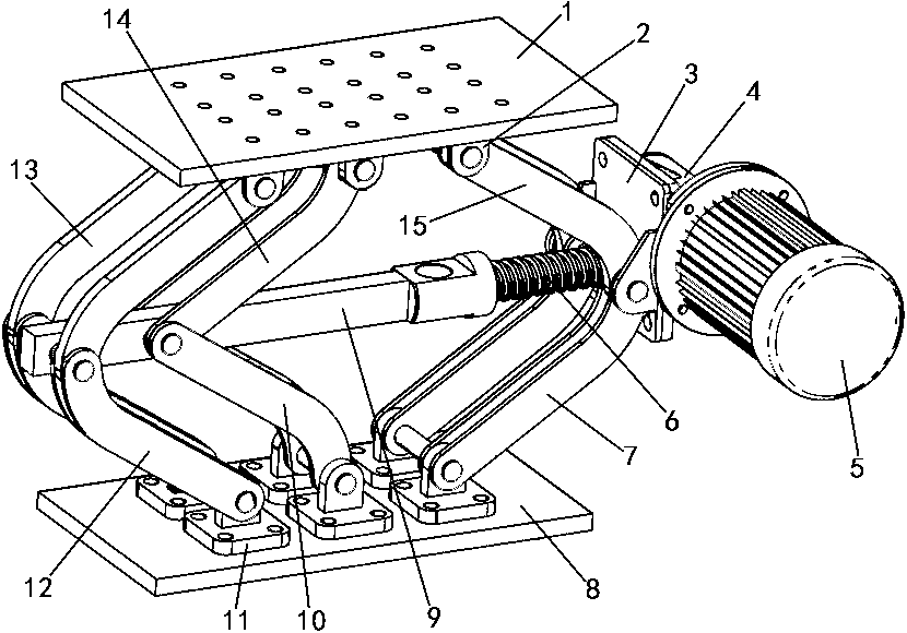 Crane main beam connecting rod lifting device