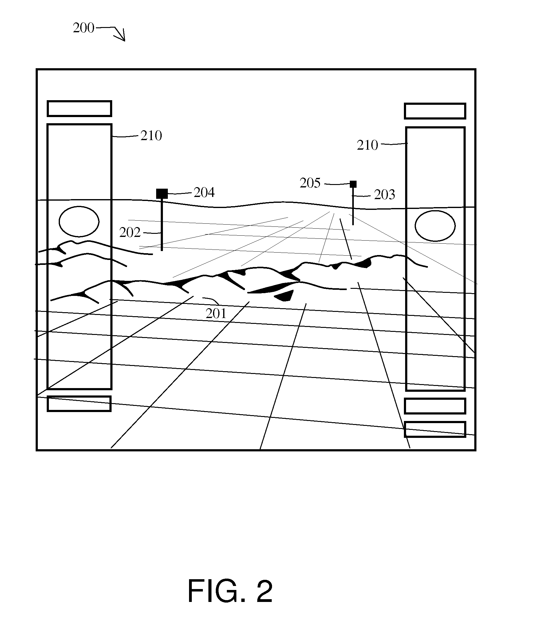 Viewing device for aircraft comprising means of displaying trajectories of intruders presenting a risk of collision in all the space surrounding the aircraft