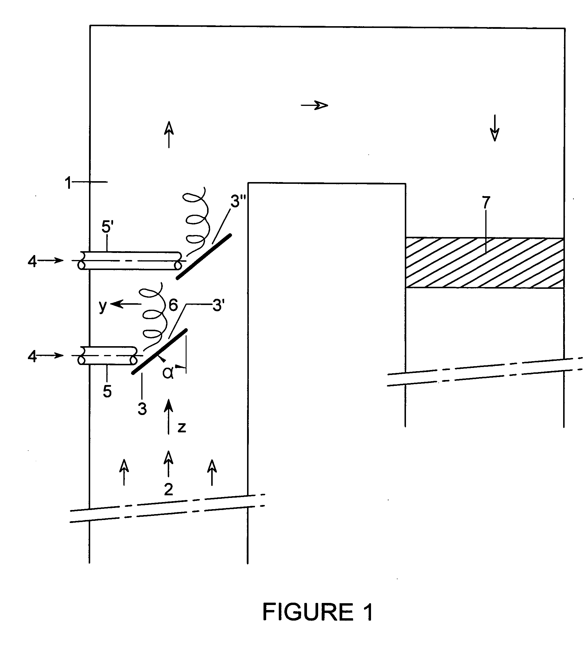 Arrangement for mixing of fluid streams