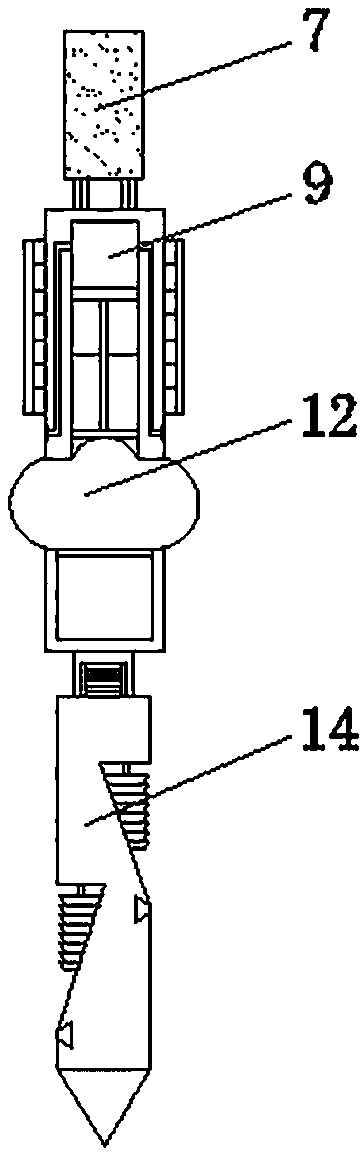 Plugging machine in self-expanding oil tube