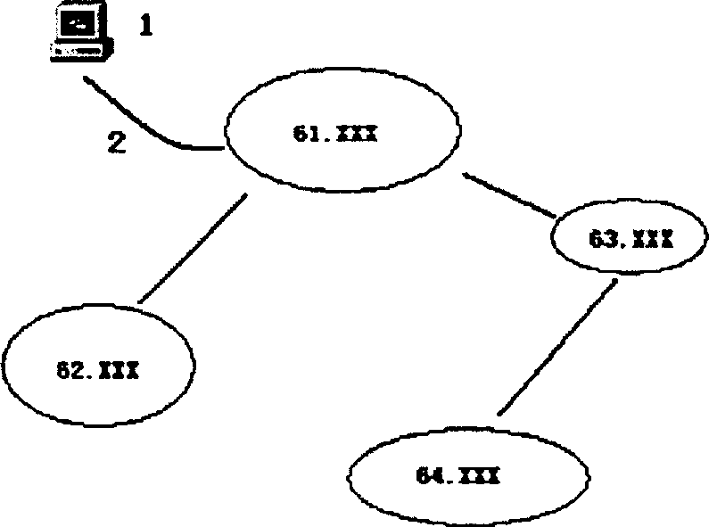 Bandspread communication network system in low-voltage distribution network and its communication method