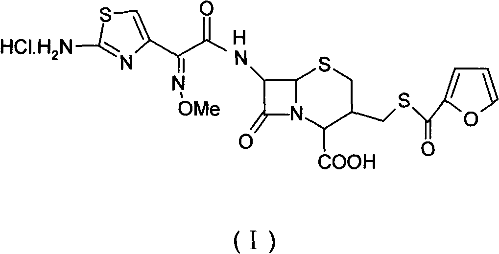 Preparation method of hydrochloric acid ceftiofur