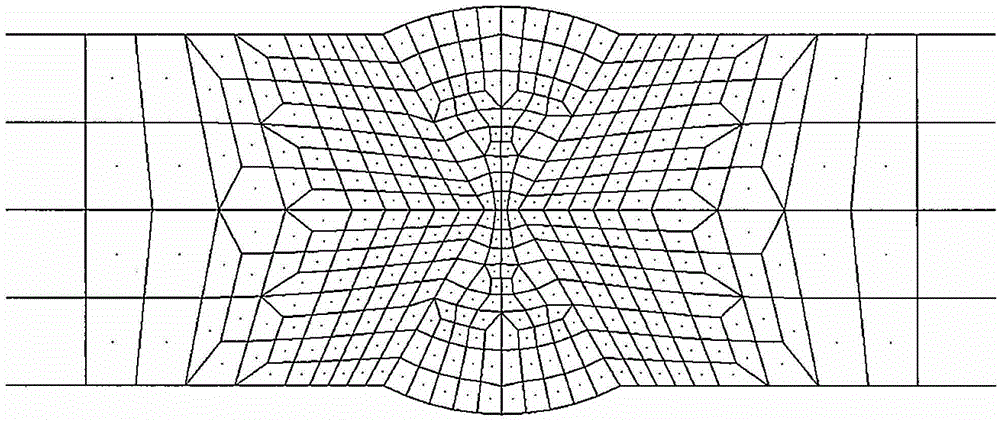 Deformation simulation method for multi-layer multi-pass welding of invar steel plate