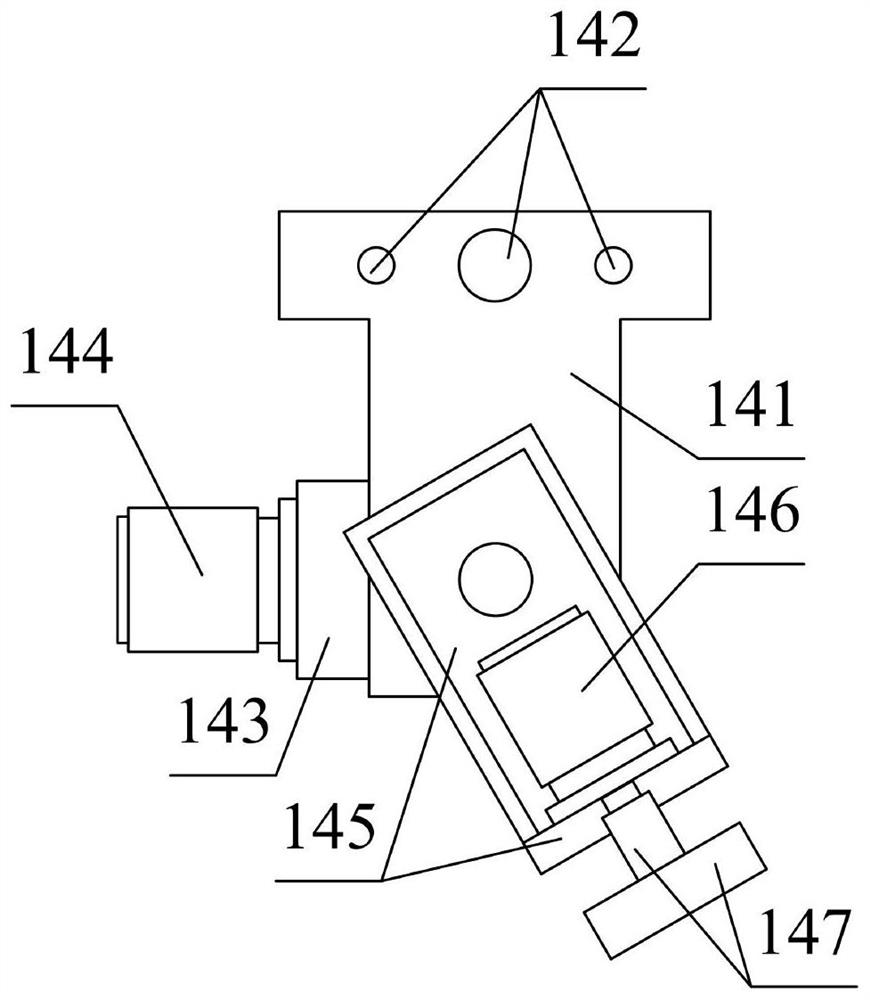 Novel LED (Light Emitting Diode) car lamp part machining device