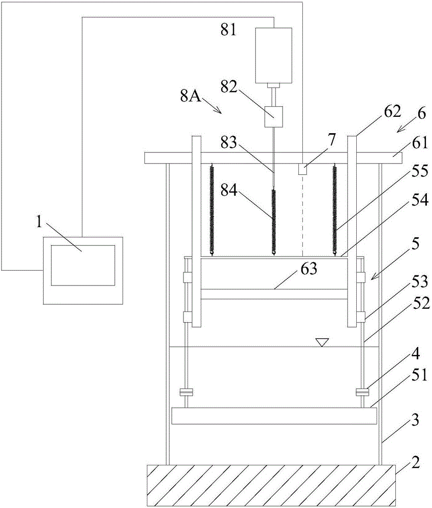 Simulation device for vortex-induced vibration of submarine pipeline and experimental method