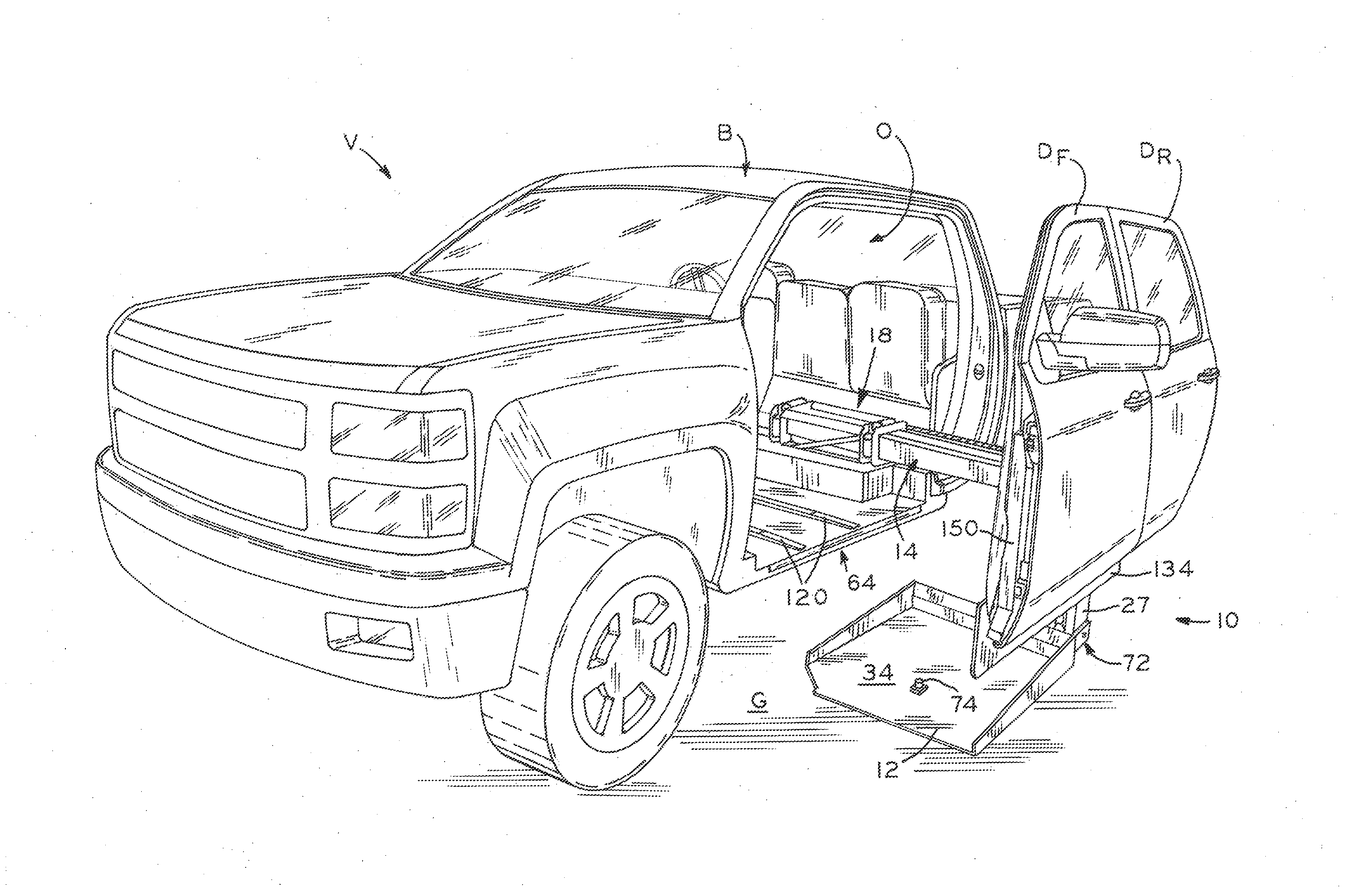 Vehicle wheelchair lift