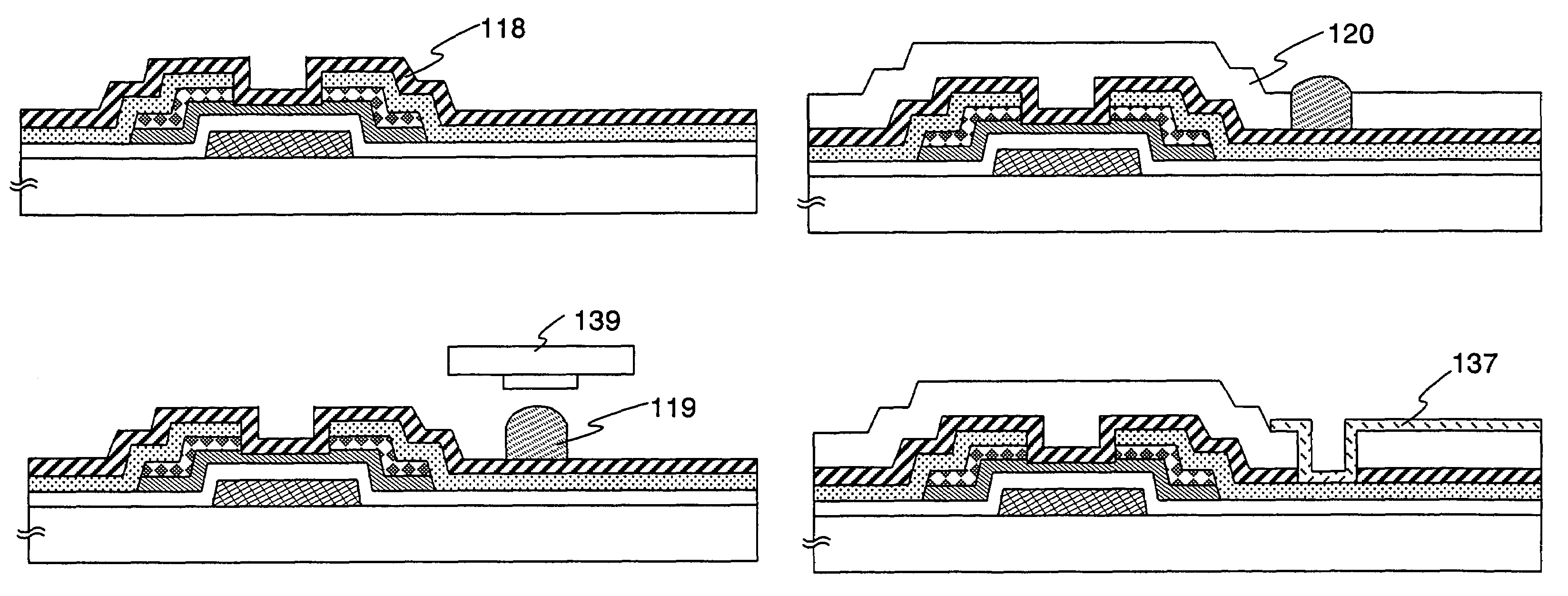 Fabrication method of a semiconductor device using liquid repellent film