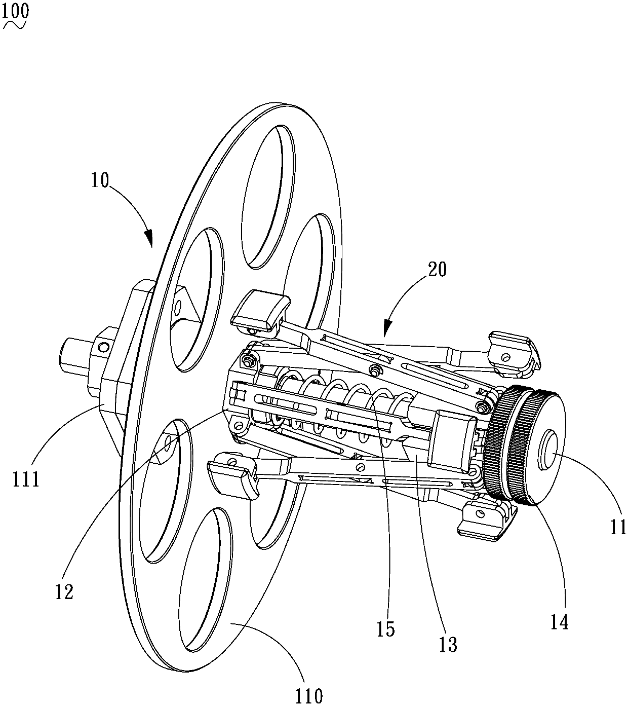 Universal auxiliary material quick clamping device