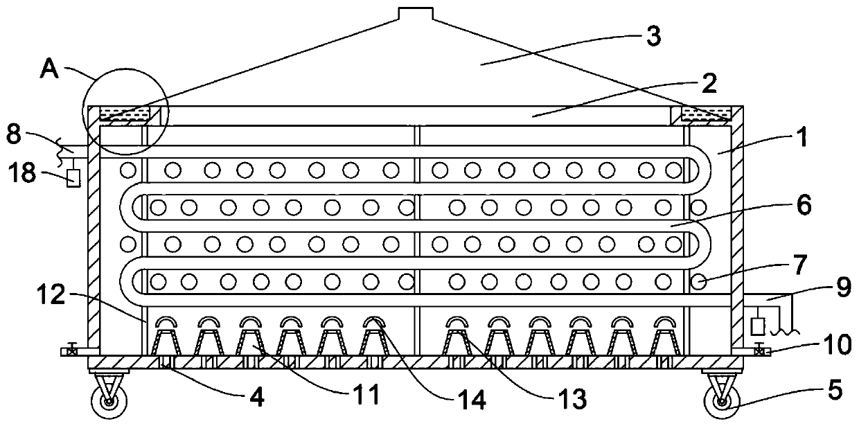 Device for condensing environment-friendly ecological material and drying crystallization distilled water