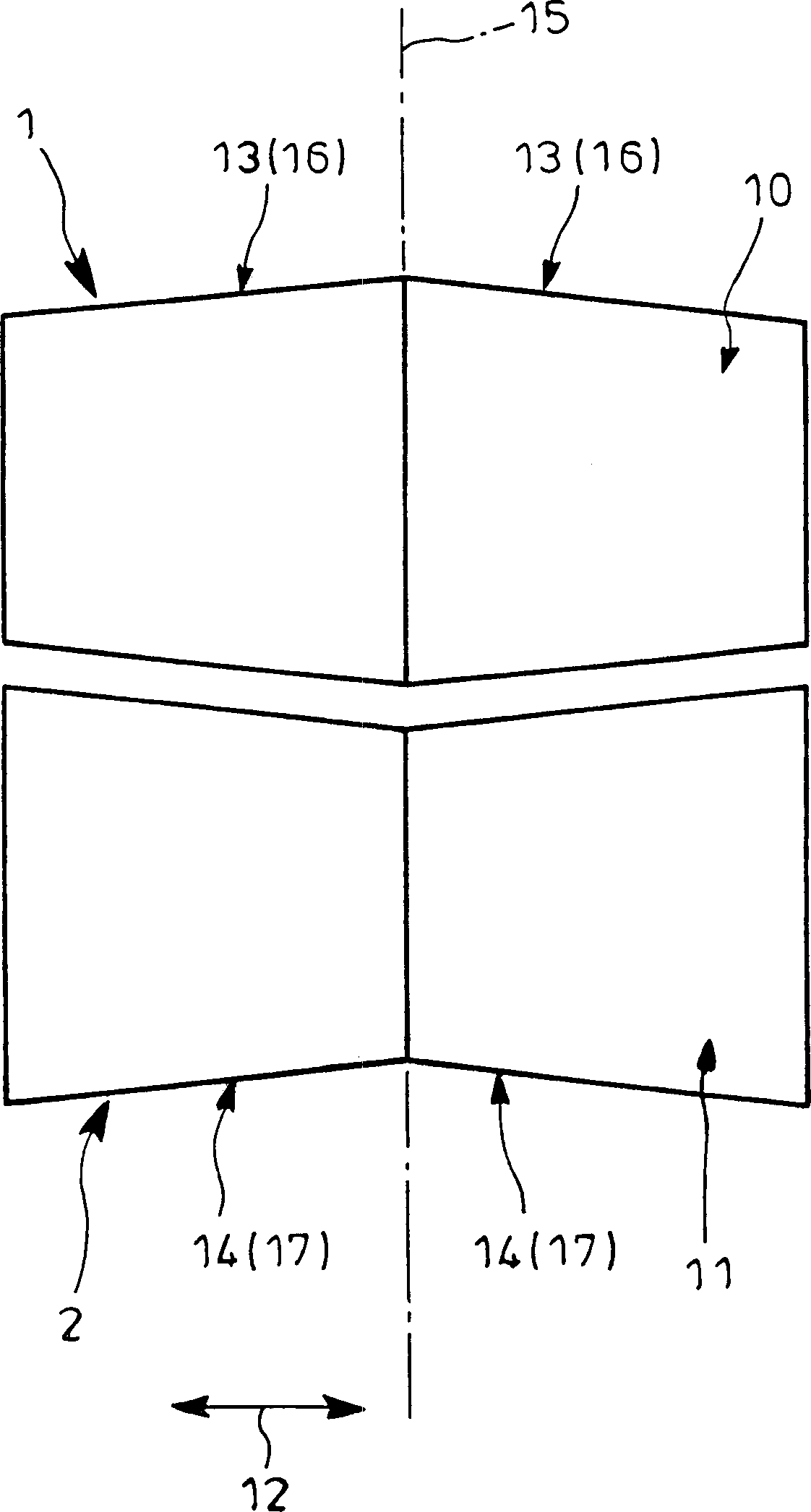 Rolling mill with laterally different velocities