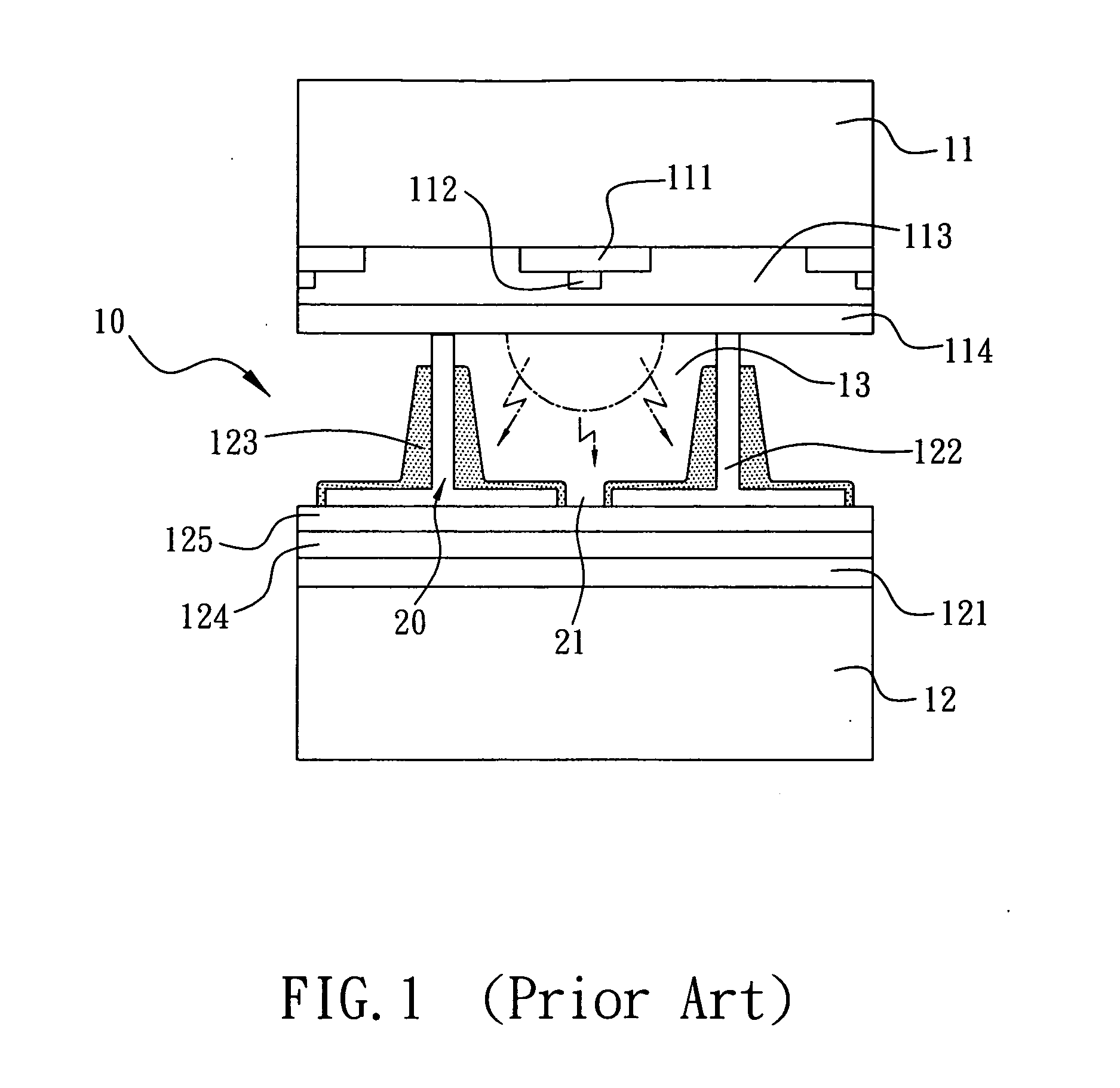 Method for making a shadow mask for an apposed discharge plasm display panel