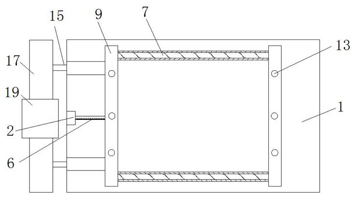 Device for detecting tensile strength of wide-width water-soluble film and using ball screw principle