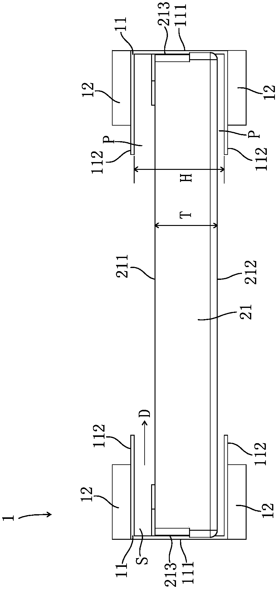 Heat dissipation shock-proof structure