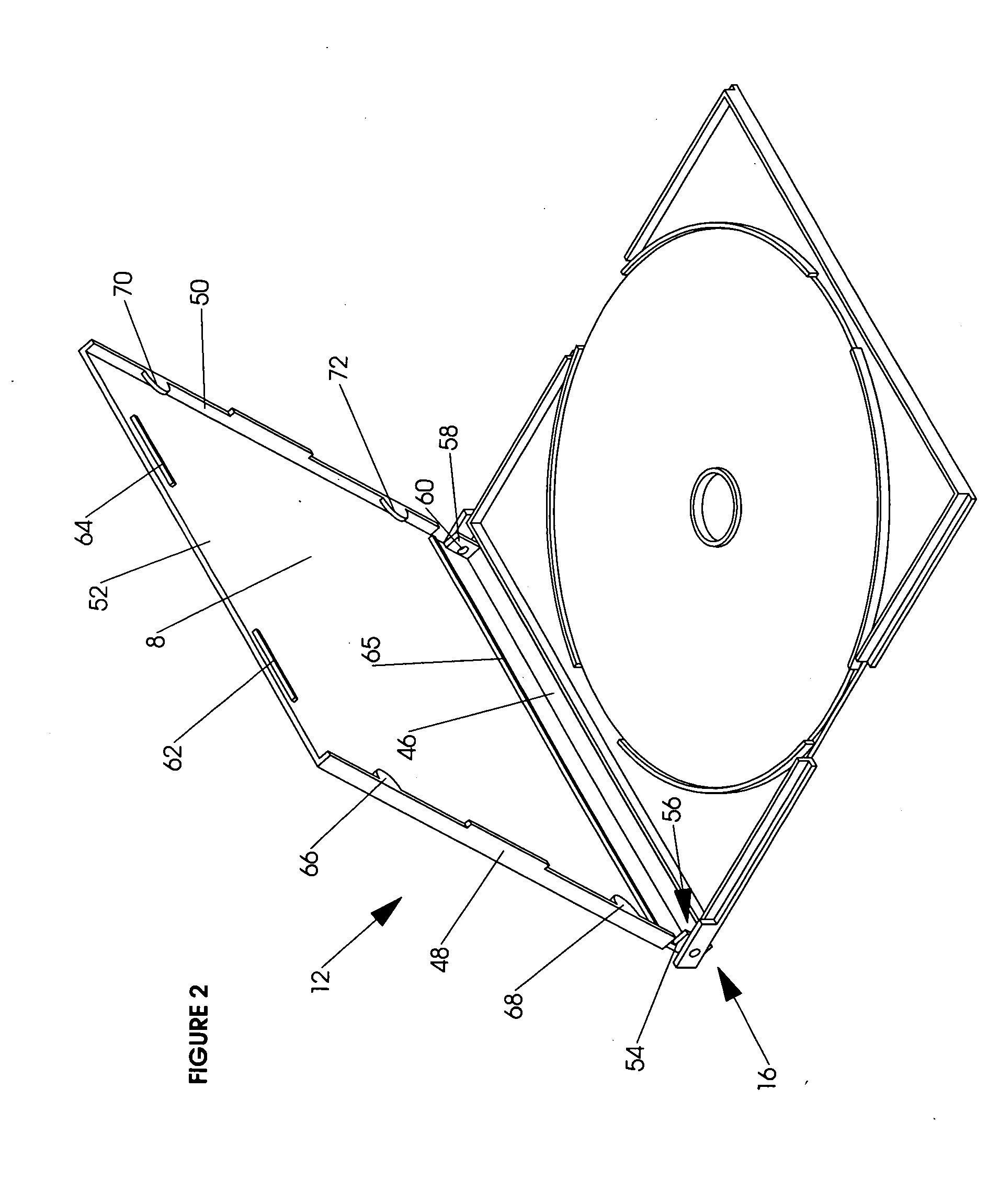 Pre-formed printable blank label system for a slim-line CD jewel case and packaging method