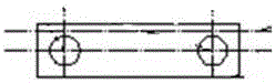 Cement grinding mill foundation suspension type reserved hole embedding method