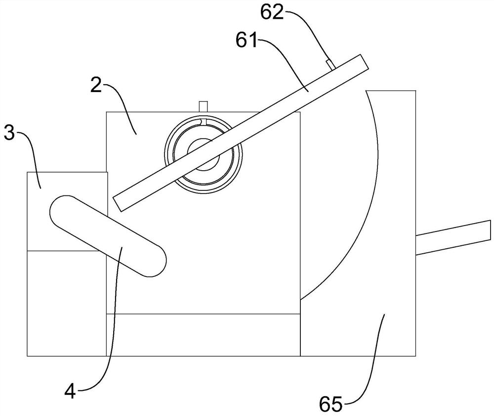 A brick throwing device capable of automatically lowering bricks