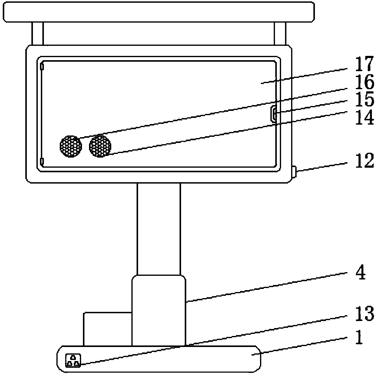 Multifunctional intelligent signboard for roads