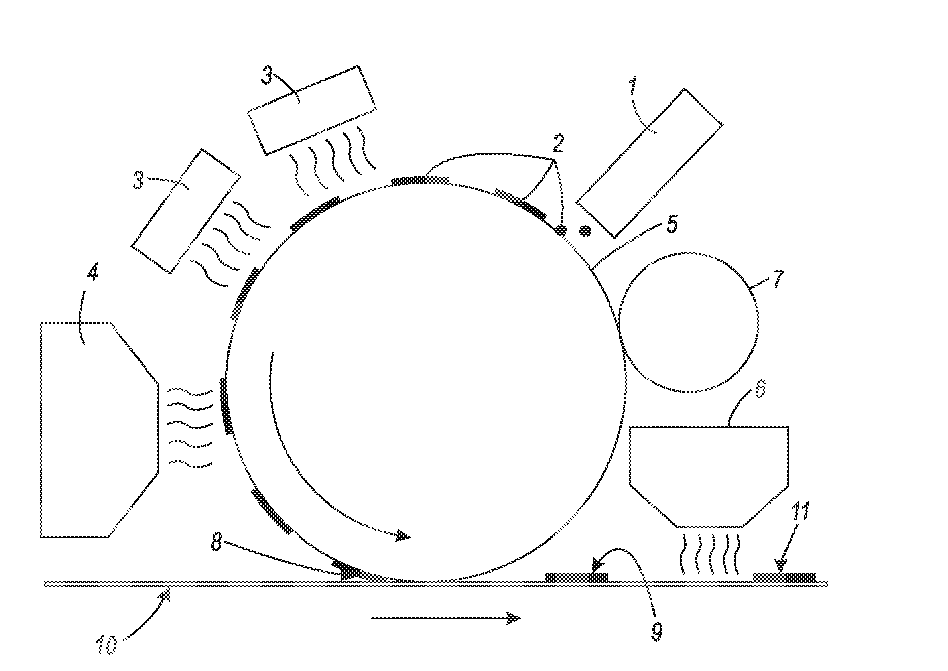 Inkjet ink containing polystyren copolymer latex suitable for indirect printing