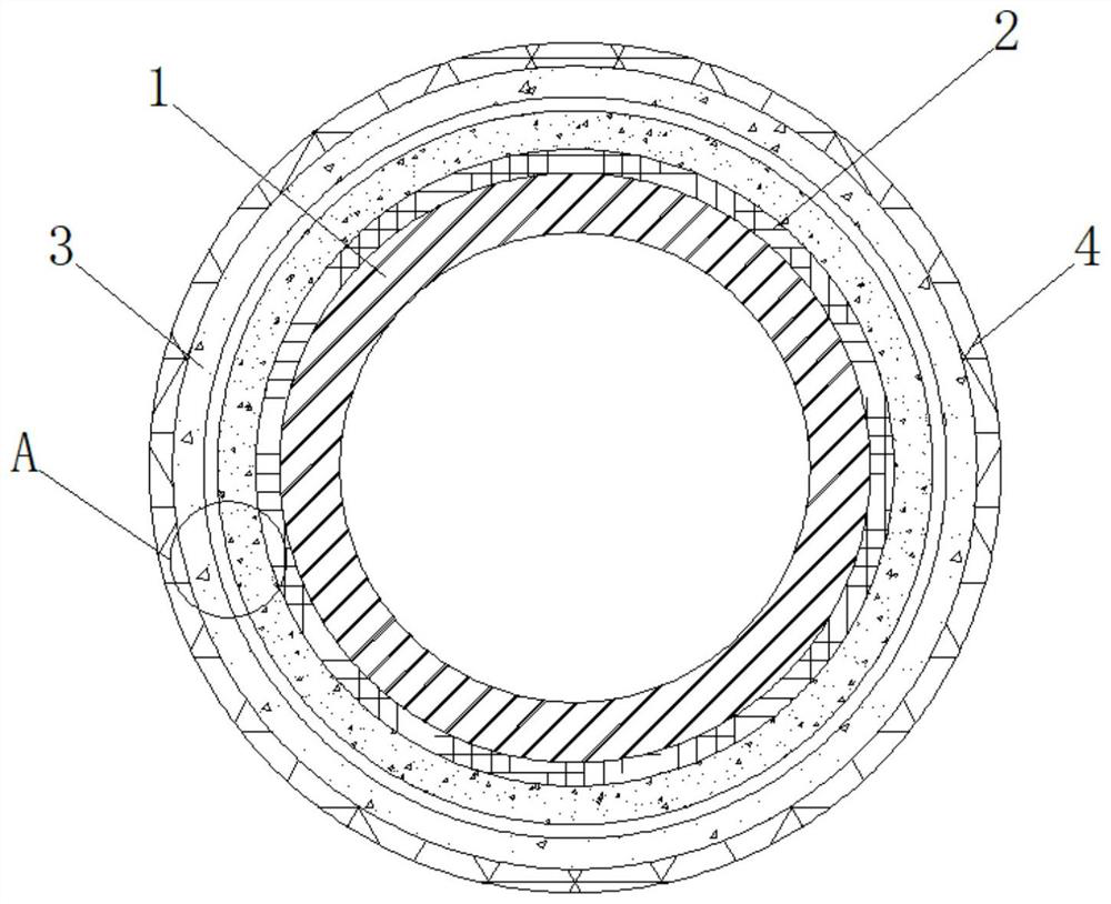 Insulation layer structure for disposable anti-demolition chemical equipment