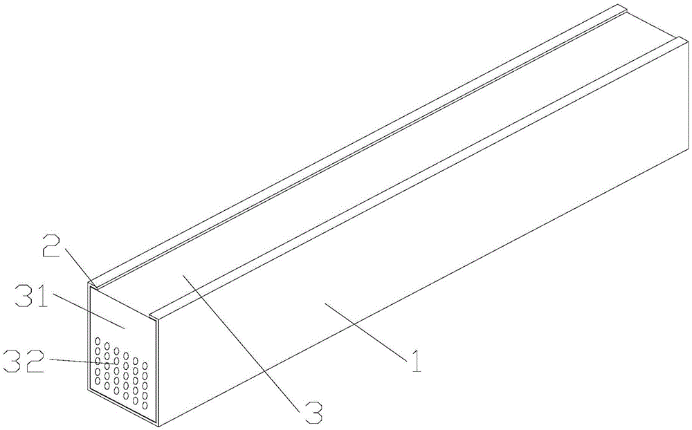 A hollow composite building support structure and its manufacturing method