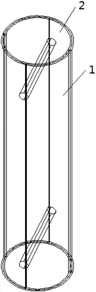 Method for reinforcing steel pipe compression resistance