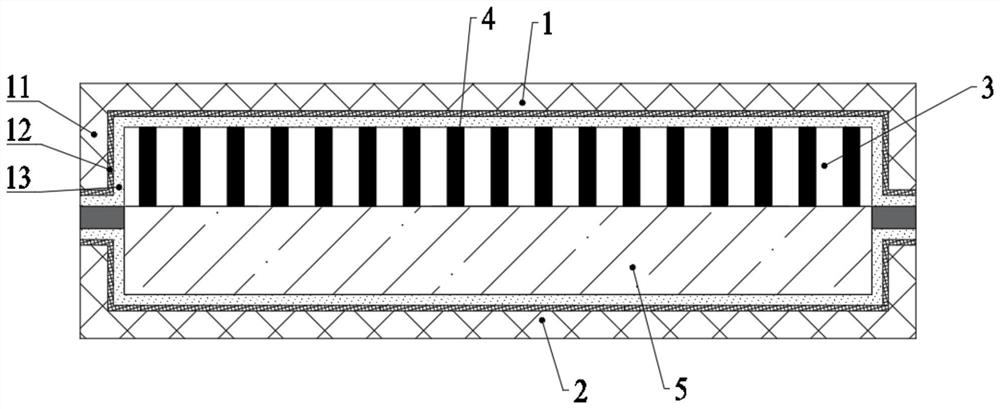 Ultrathin soaking plate with high strength and light weight