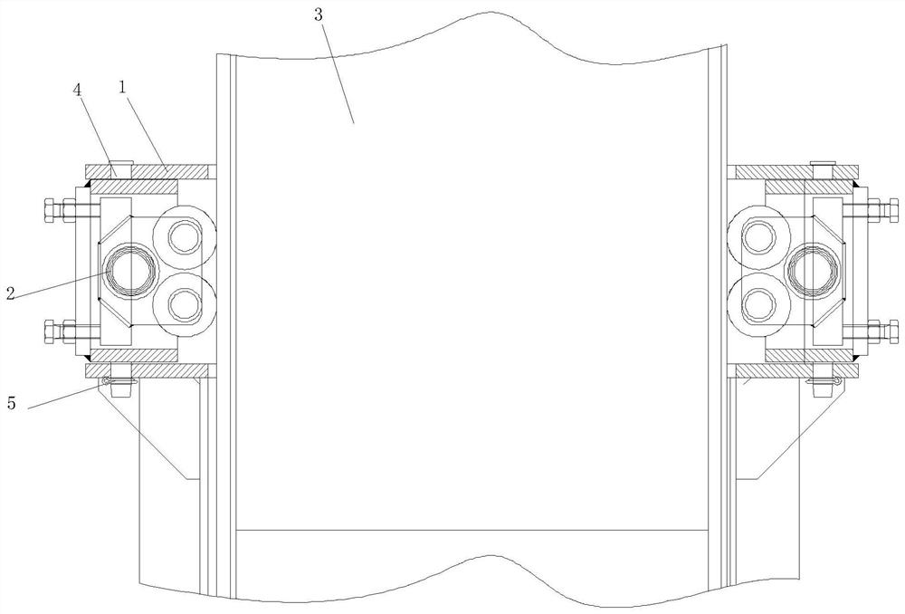 A column roller assembly mechanism for a heavy-duty lifting column window cleaning machine