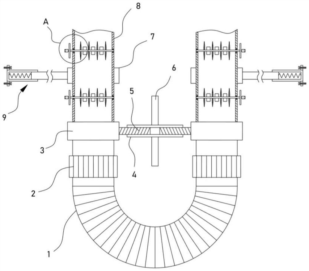 An anti-clogging device for building water supply and drainage