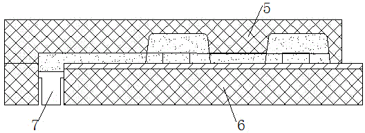 Preparation method of LED white light diode