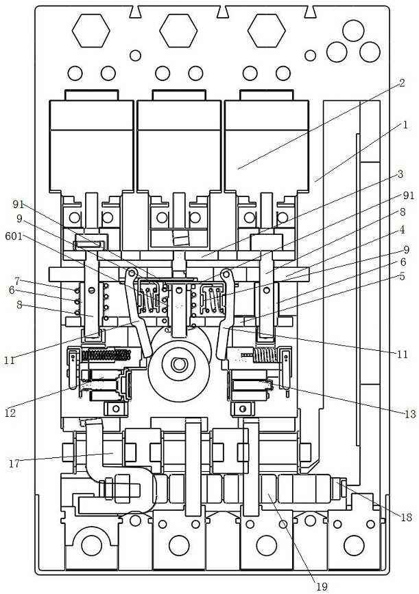 Multifunctional three-phase four-wire charge control meter