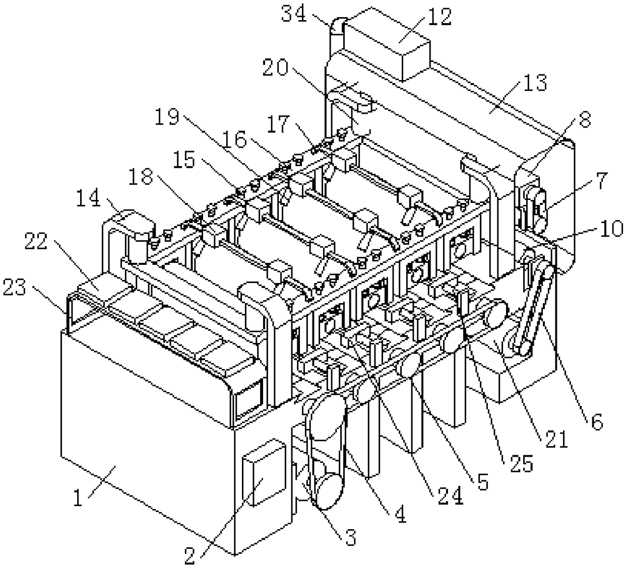 Correction device for producing plastic sheet