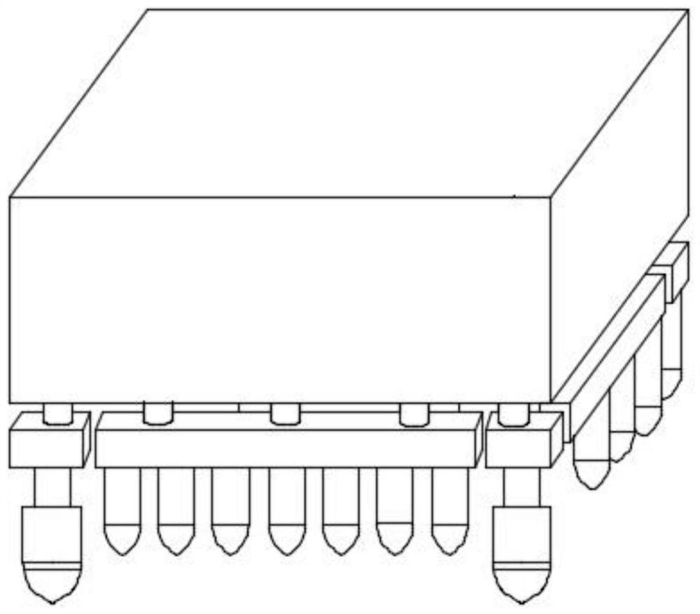 Cutter head of small-caliber rectangular-section vertical shaft heading machine suitable for hard rocks