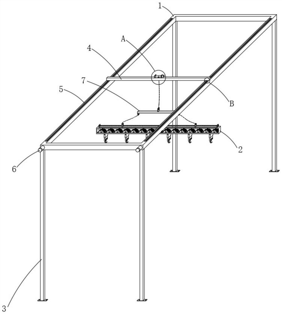 Lifting device for PC component production process and PC component production process