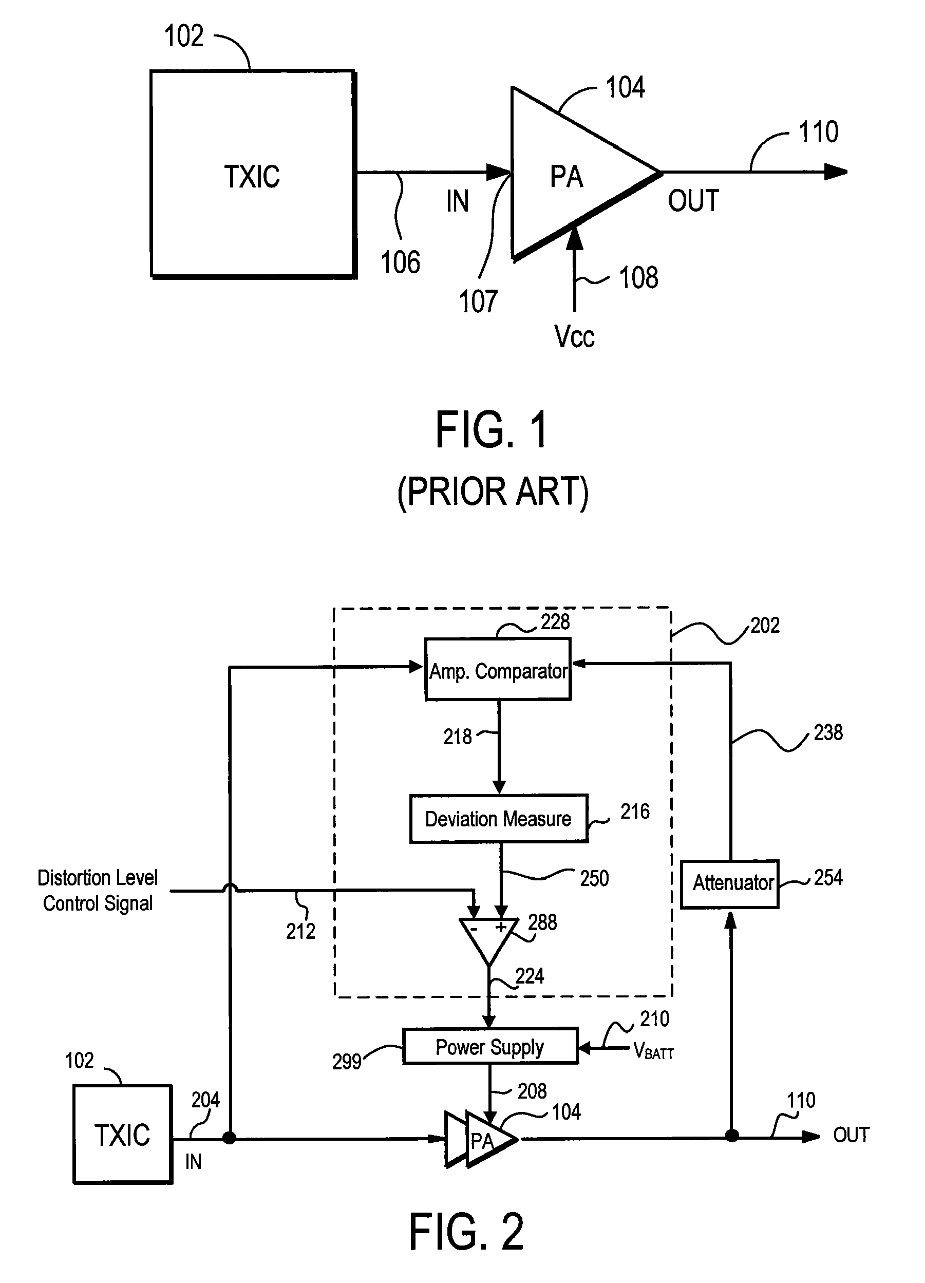 Error driven RF power amplifier control with increased efficiency