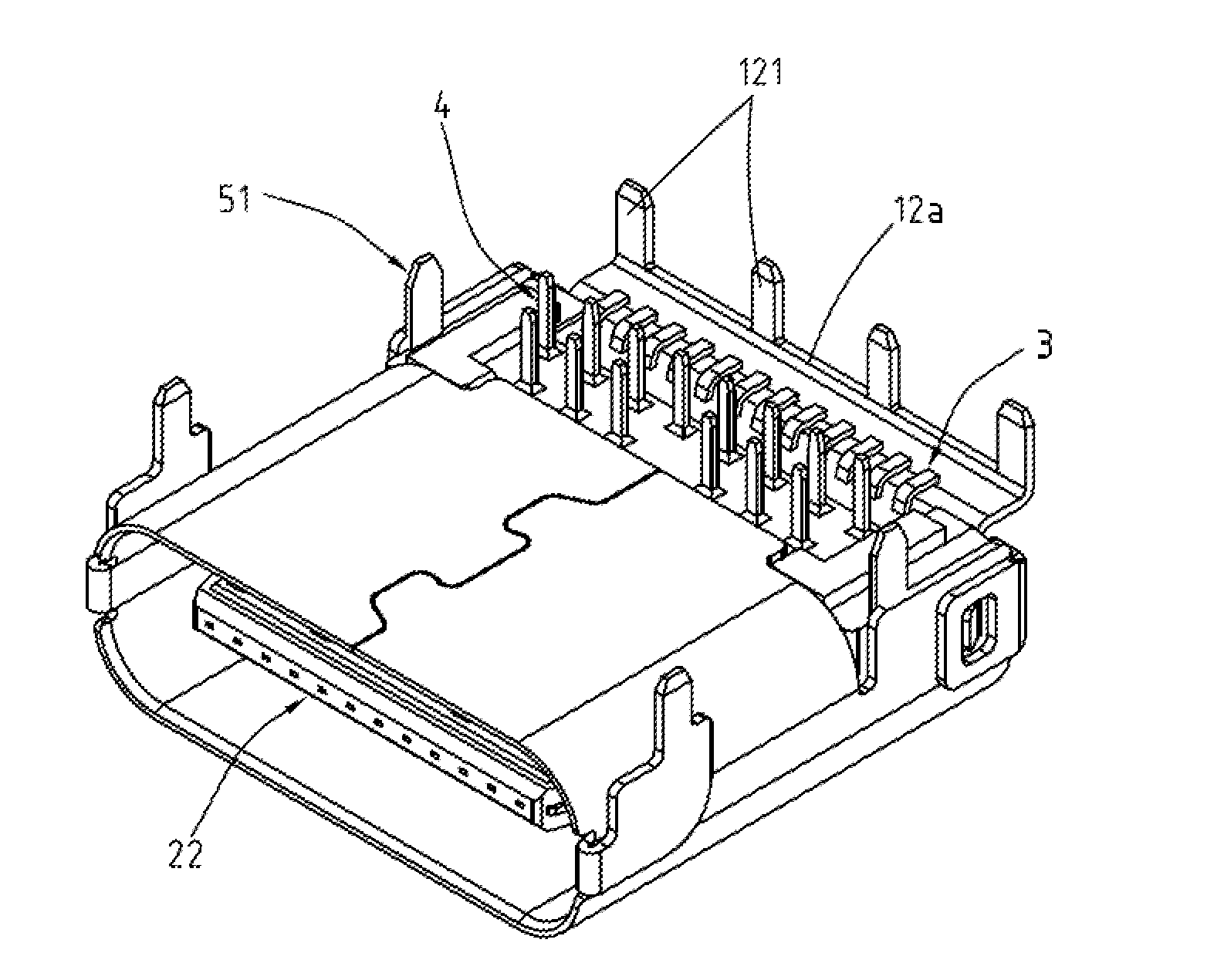 Electrical receptacle connector