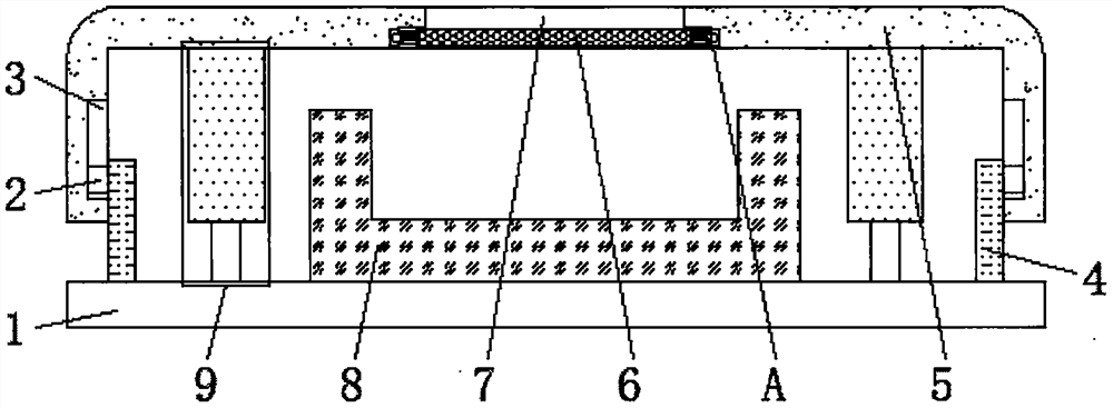 Automobile bumper made of graphene-based SMC (Sheet Molding Compound) composite material