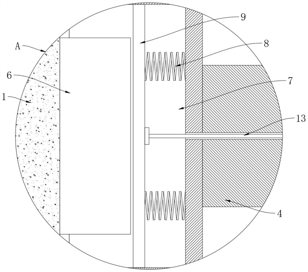 Cable support with looseness warning function