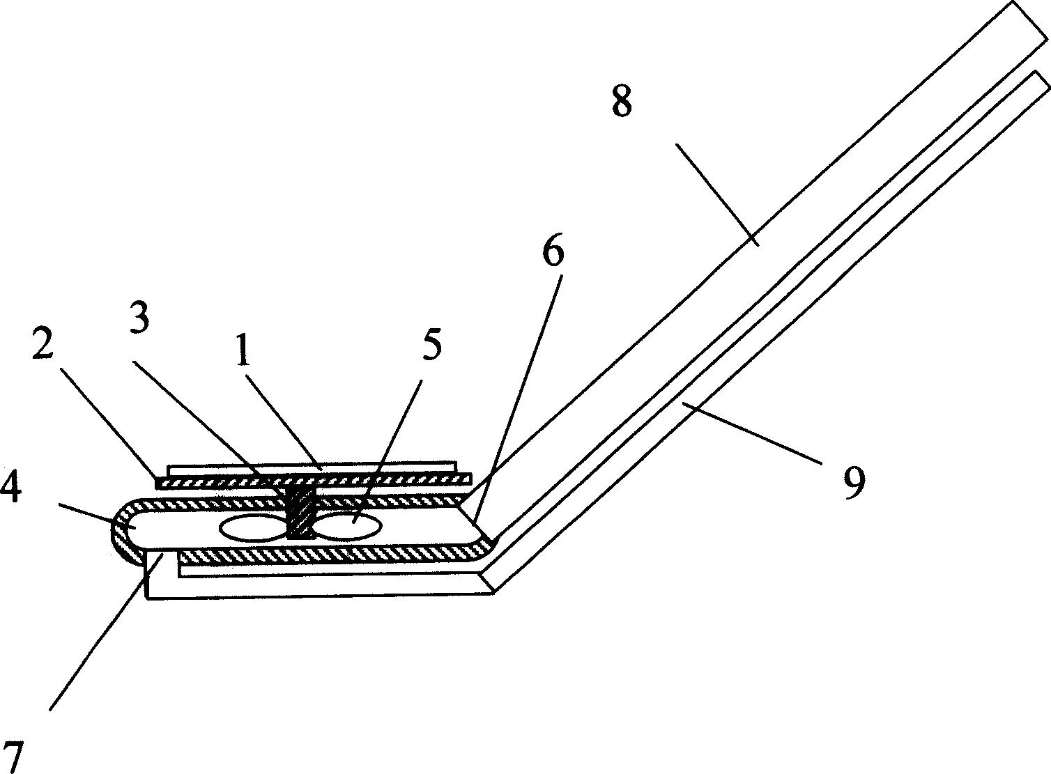 A mirror surface centrifugal cleaning device for disposable tooth mirror