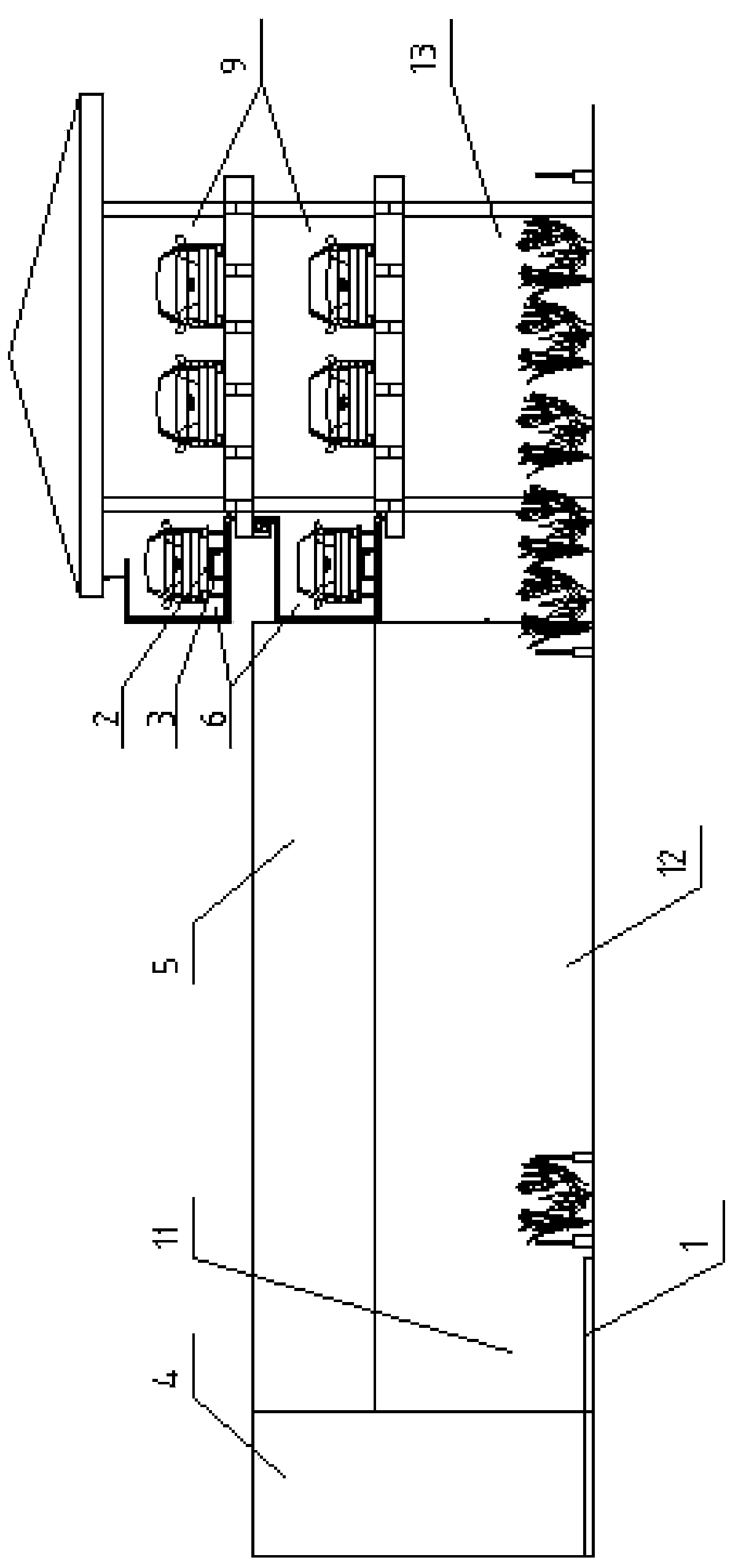 Building landscape type stereo garage