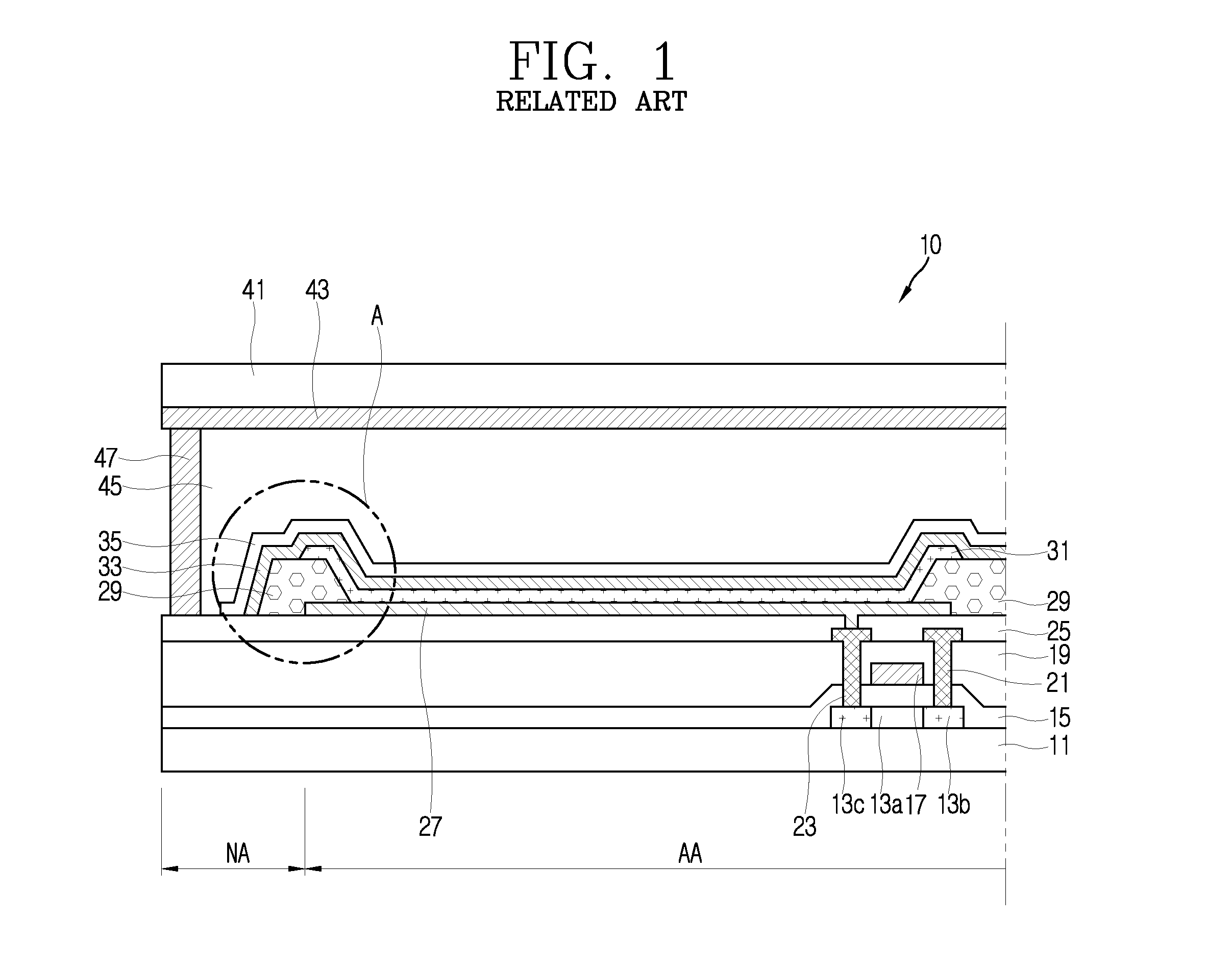 Organic light emitting diode device and method for fabricating the same