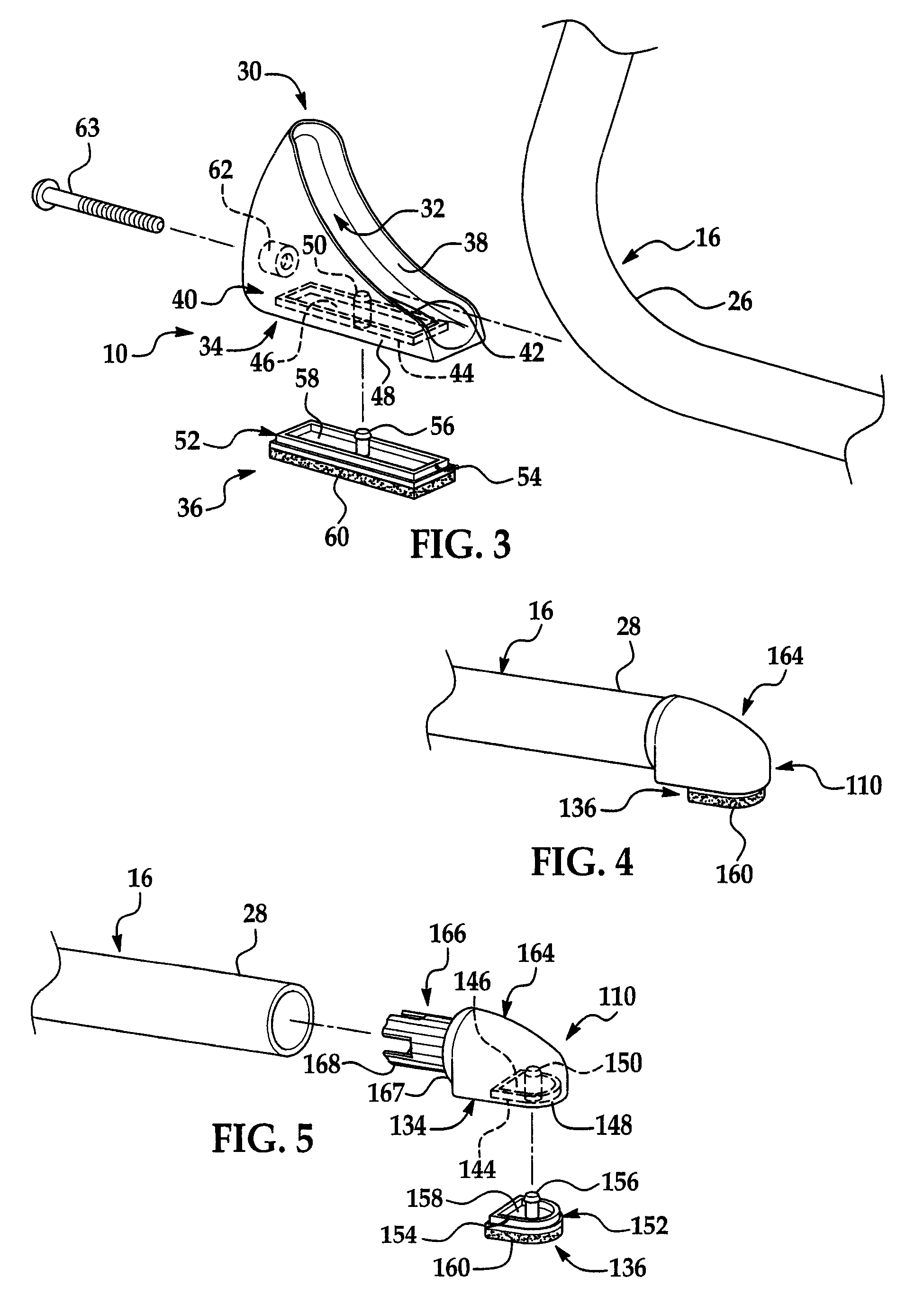 Furniture-foot assemblies