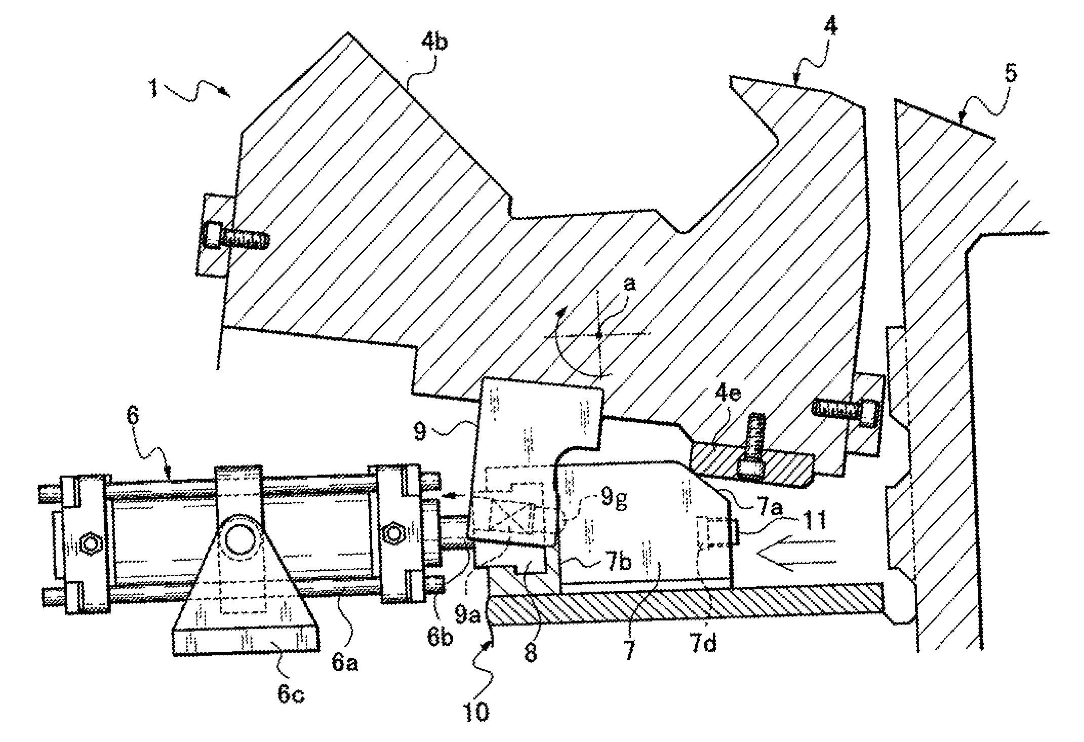 Press working die assembly