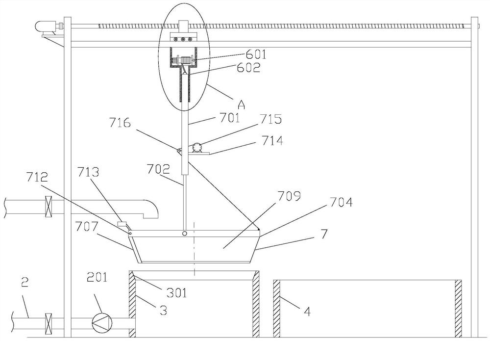 Filtering and impurity removing device and method for municipal sewage